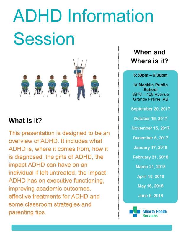 ADHD Information Session Poster